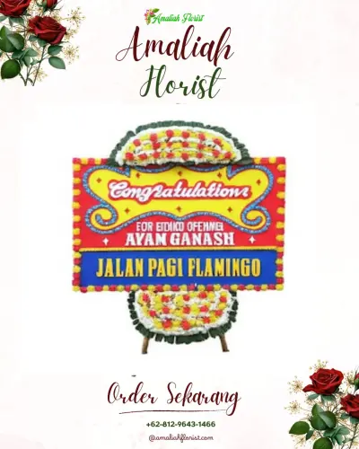 Bunga Papan Congratulation di Karang Anyar